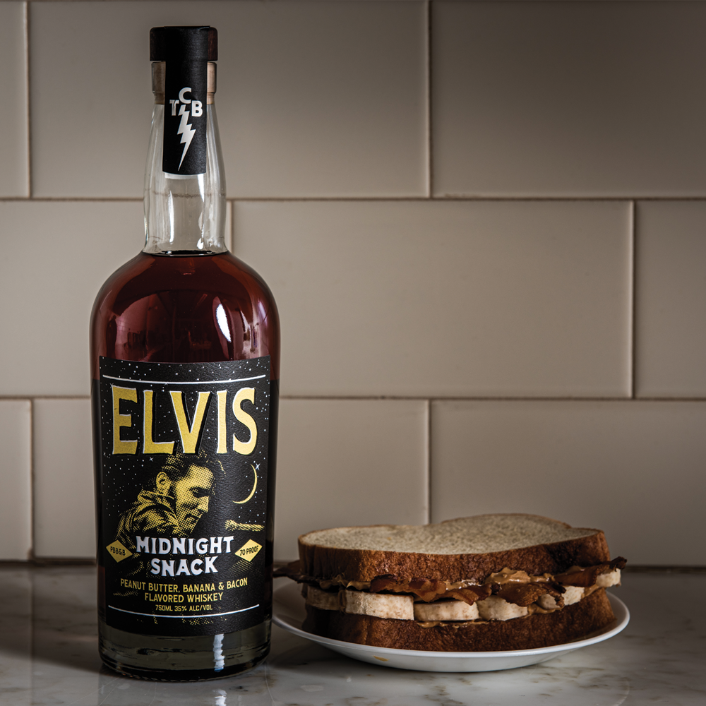 “Elvis Whiskey Debuts New 'Midnight Snack' Flavored Whiskey Inspired by the King of Rock 'N' Roll's Favorite Sandwich